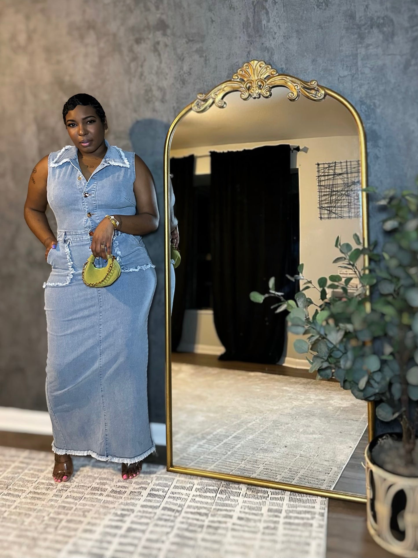 Gina Denim Dress